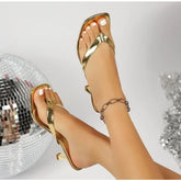 Brand Square Toe Flip Flops For Luxury High-end Leather Sandal Clip Toe Comfort Low Heel