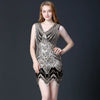 Casual Corset Backless vintage sequin Bodycon prom mini Dresses