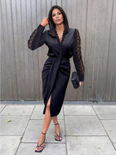 Casual Long Sleeves Cut Out Birthday Bodycon Midi Dress