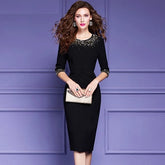 Cocktail High Quality Vintage Designer Party Dress
