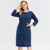 Denim Dress Premium Slim Fit Dress