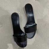 Designer Open Toe Slip on High Heel