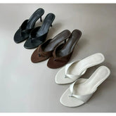 Designer Clip Toe High Heel