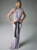 Elegant Hollow Out Bandage High Waist Sleeveless Maxi Dress