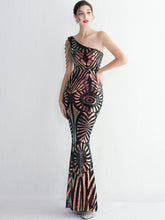 Elegant Luxury Backless Sequin Medium Stretch Birthday Party Maxi Dress