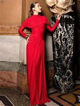 Elegant Ruched Birthday Party Ankle-Length Maxi Dress