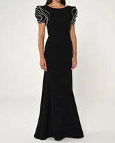 Exquisite Modern Style Pastrol Unisex O-Neck Long Prom Maxi Dresses
