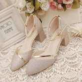 Spring and Black High-heeled Shoes