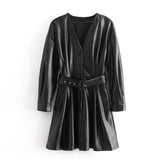 Streetwear Casual A Line Mini Dress