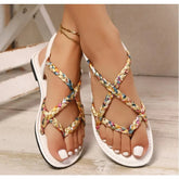 Fashionable Lightweight Large Size Beach Sandals for Round Head Comfortable Fish Mouth Casual Sandals