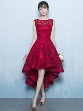 Elegant Lace Zipper Cocktail Party Prom Midi Dress