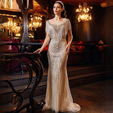 Luxury Beading Tassel Evening Dresses
