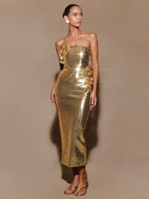 Luxury Strapless Flower Glitter Sequins Sleeveless Evening Party Long Bodycon Midi Dress