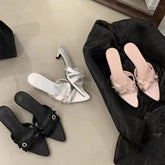Pointed Toe Ladies Low Heel