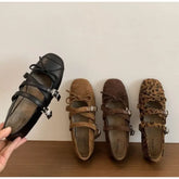 Spring Autumn Butterfly-knot Flats Concise Ladies Ballet Style Shoes