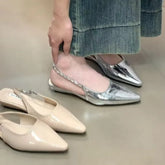 Heels Sandals Pointed Toe Elegant Shoes