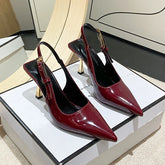 Red Black Pumps Shoes