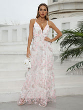 Polyester Casual Backless Floor Length Maxi Dress