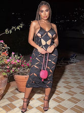 Hollow Out High Waist Dress