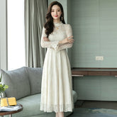Lace Party Casual Runway Midi Dress