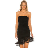 Sleeveless Strapless Lace Party Cocktail Bodycon Bandage Dress