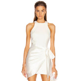 Casual O-Neck Tank Sleeveless Party Bodycon Mini Dress