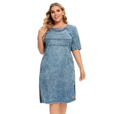 Slim Fit Dress Casual Woven Denim Short