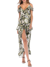 Straps Neck Sleeveless Printed Boho Beach Dress