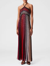 Vintage Halter Sleeveless High Waist Temperament Maxi Dress