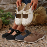 Sandals Thick Sole Hollow Mules Casual Daily Wear Size 36 42 Flower Slip on Shoes