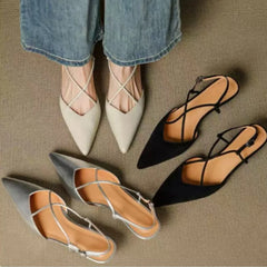 Pointed Toe Low Heel