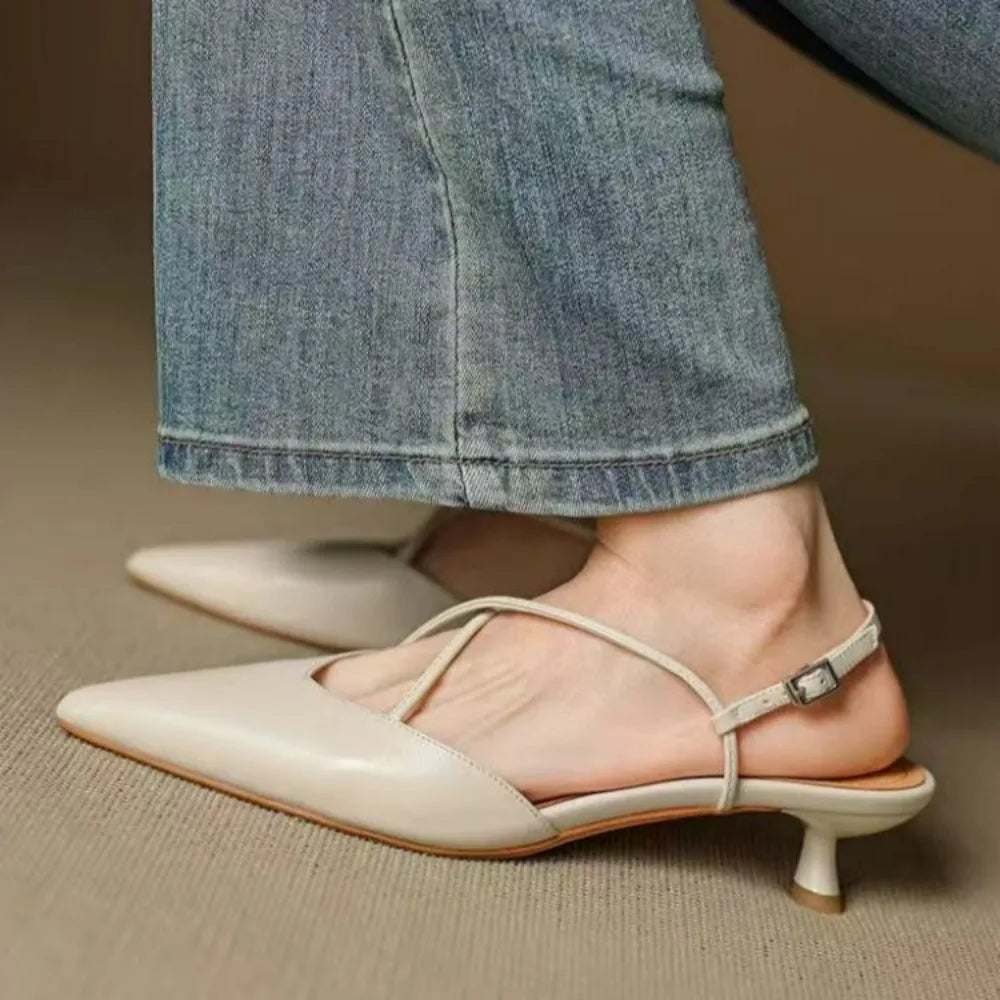Pointed Toe Low Heel