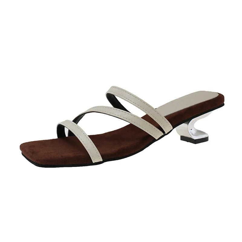 Elegant Square Toe Low Heel