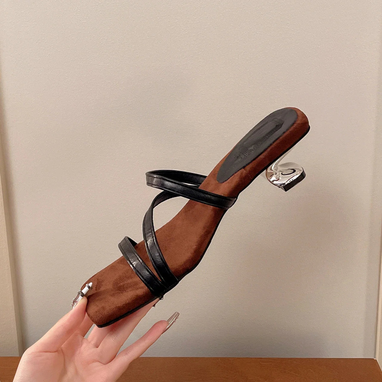 Elegant Square Toe Low Heel