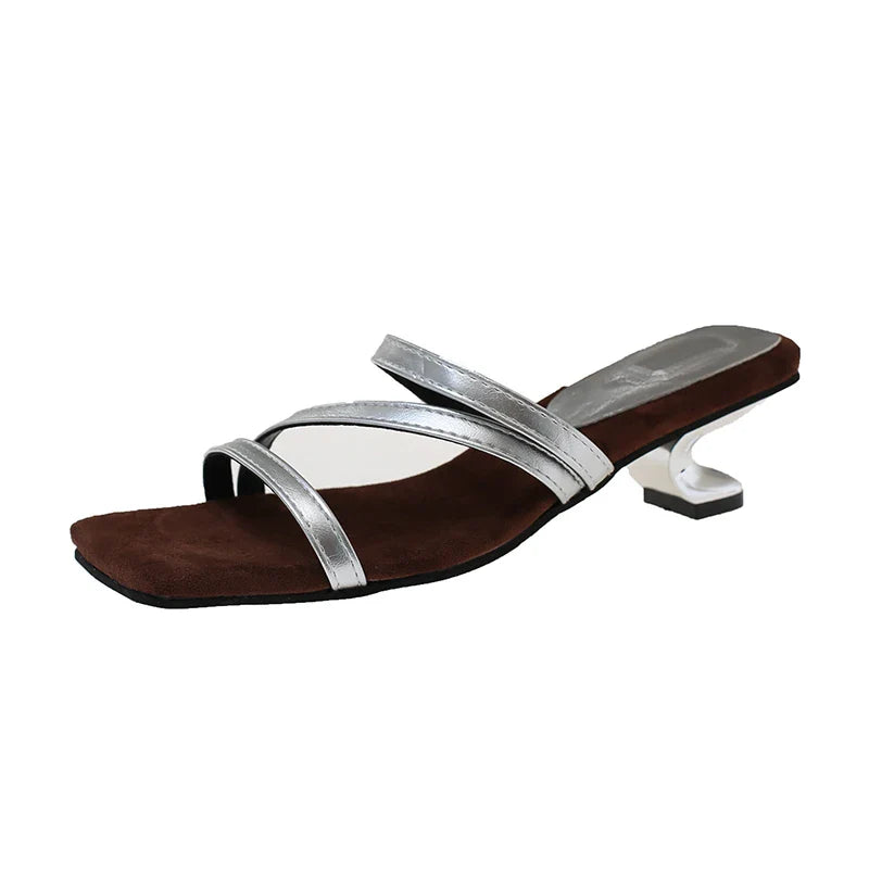 Elegant Square Toe Low Heel