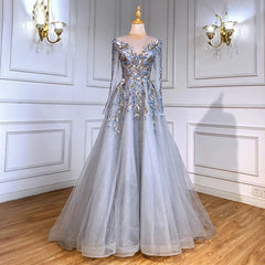 A-Line Beaded Sparkle Party Luxury Evening Dresses