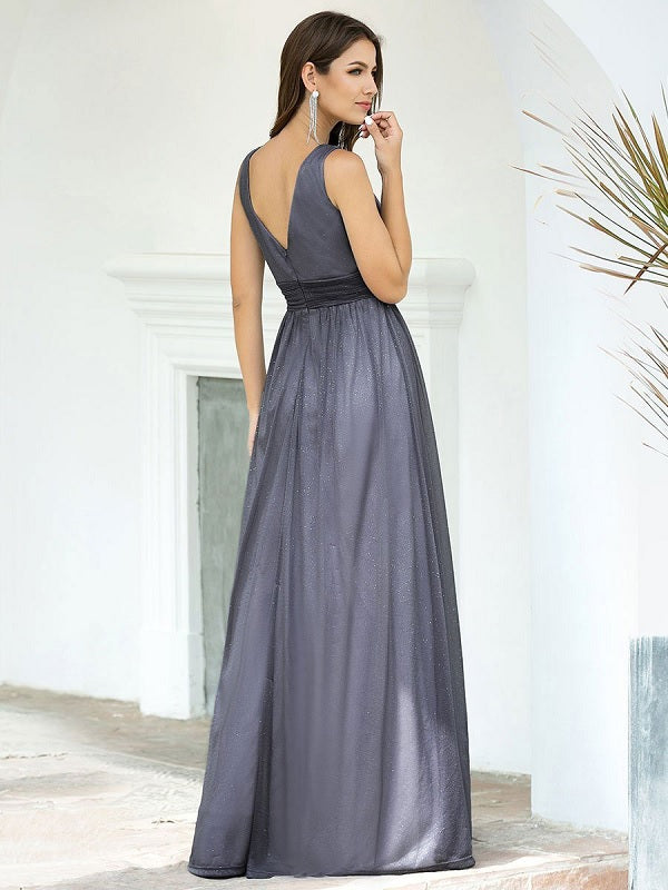 A-Line Floor-Length Wedding Guest Dresses – Mmzee