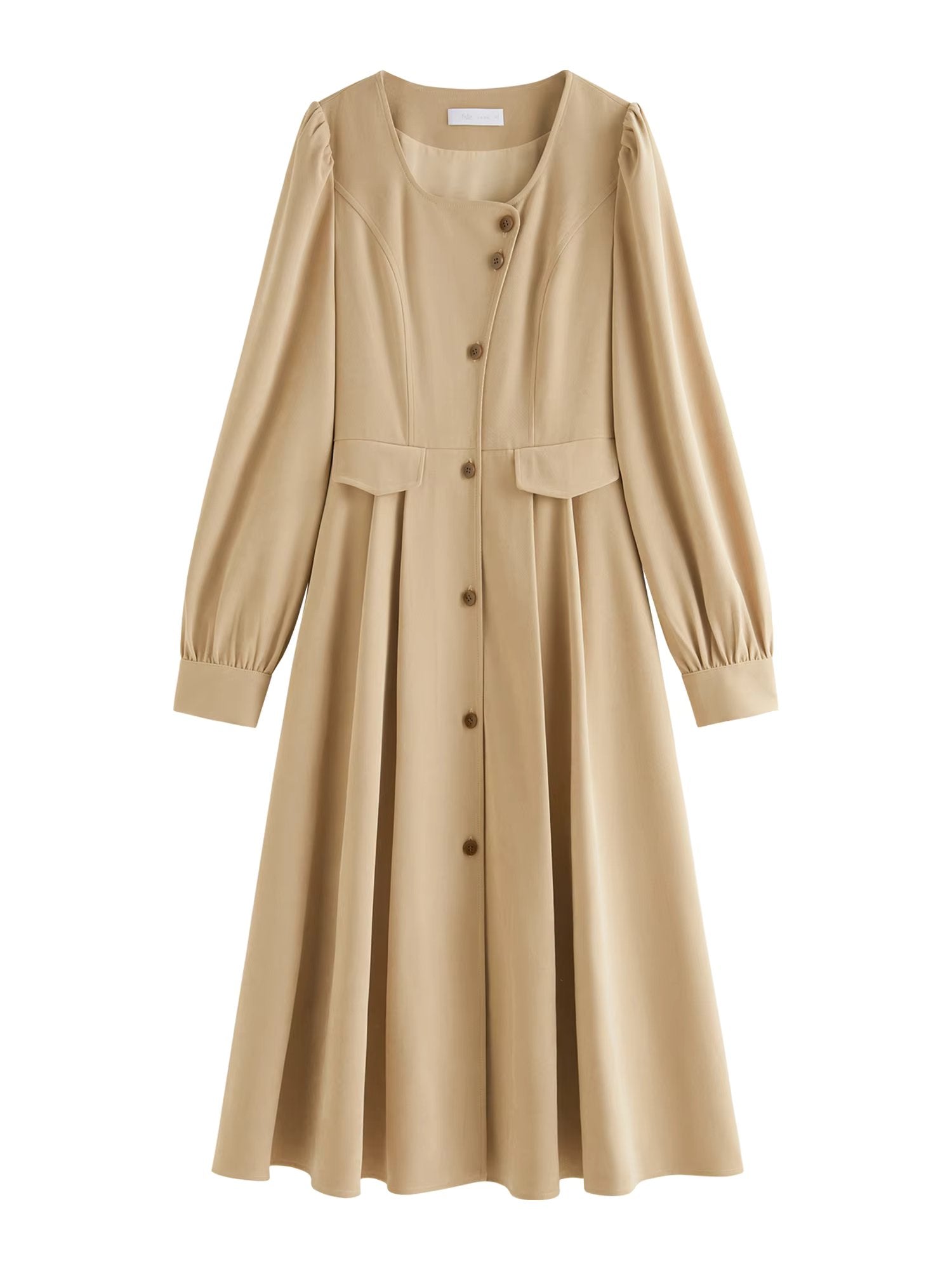 A Line Retro Slim Fit Commuting Elegant And Vintage Midi Dresses