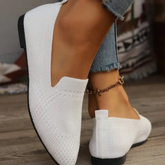 Autumn Outwear Solid Color Oversized Shallow Cut Shoes