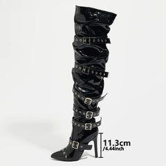 Black Thin High Heel