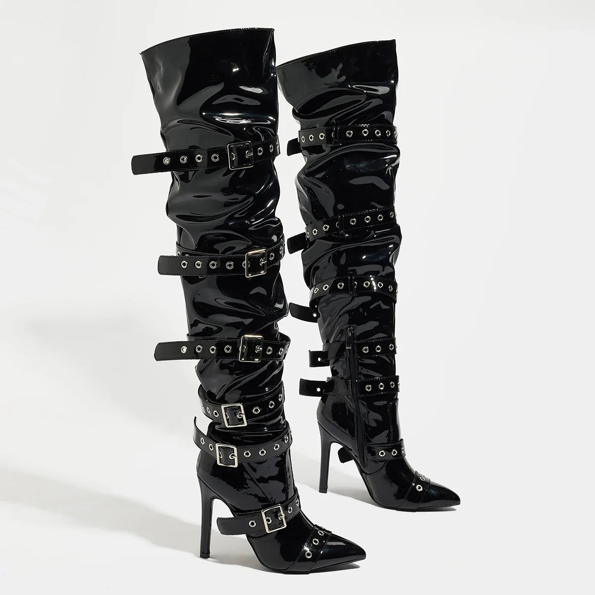 Black Thin High Heel