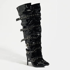 Black Thin High Heel