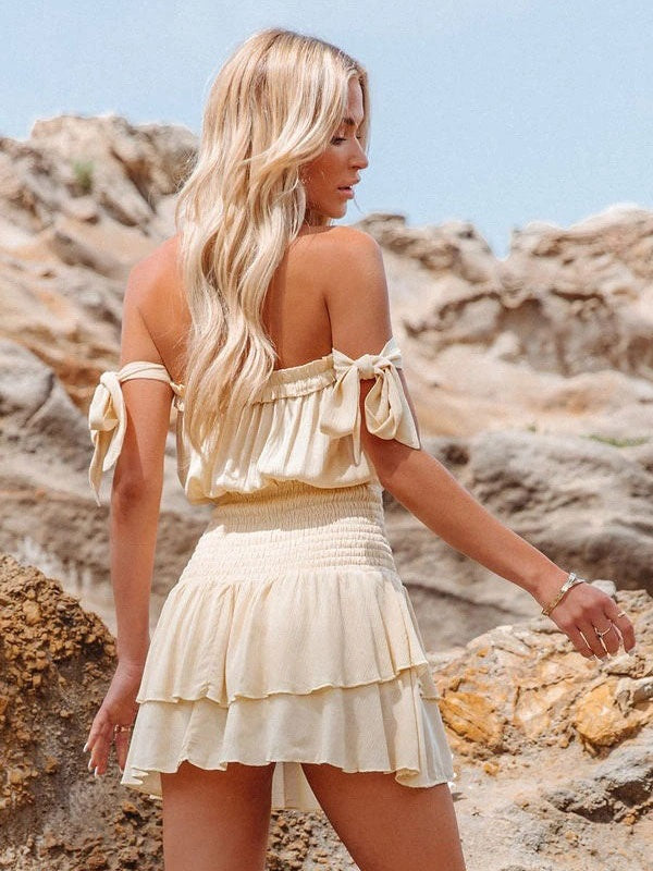 Sleeveless Polyester Short Mini Dress