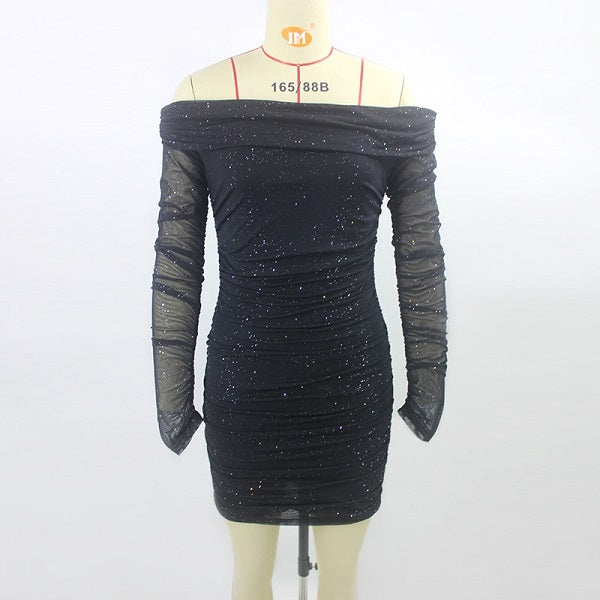 Bodycon Dress Long Sleeve Elegant Club Night Party Dresses