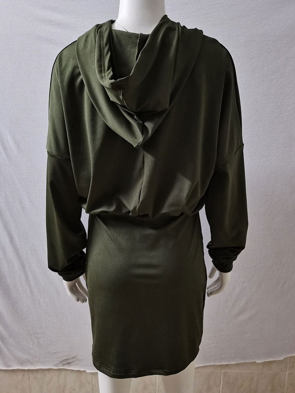 Bodycon Dresses Halter Casual Long Sleeves Pencil Dress