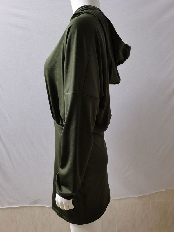 Bodycon Dresses Halter Casual Long Sleeves Pencil Dress