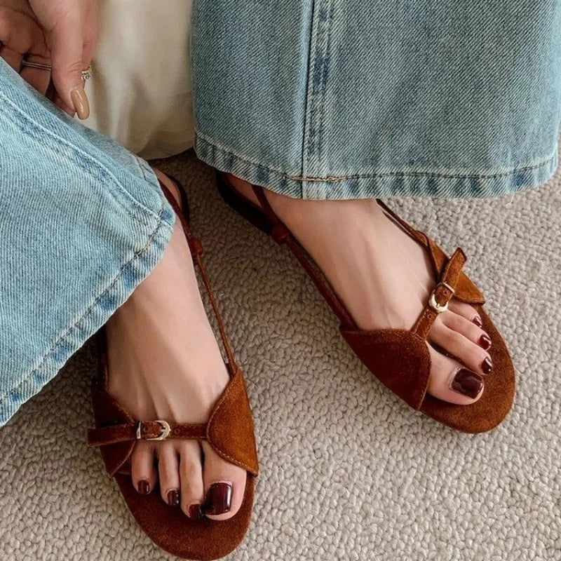Bohemian Style Sandals Open Toe Flats Sandal Shoes