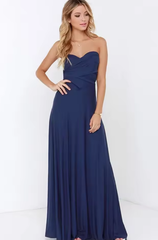 Bohemian Strapless Sleeveless Strapped Party Birthday Maxi Dress