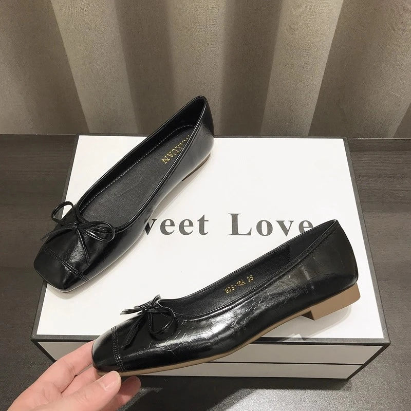 Bowtie Flat Shoes