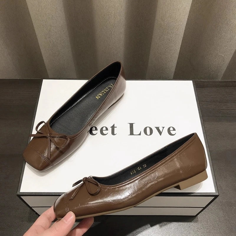 Bowtie Flat Shoes